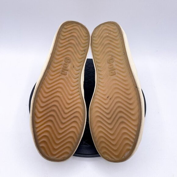 Gola Coaster Sneakers Yellow Stripe womens Size 8 - Picture 6 of 9